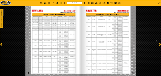 Catalog management software for auto parts