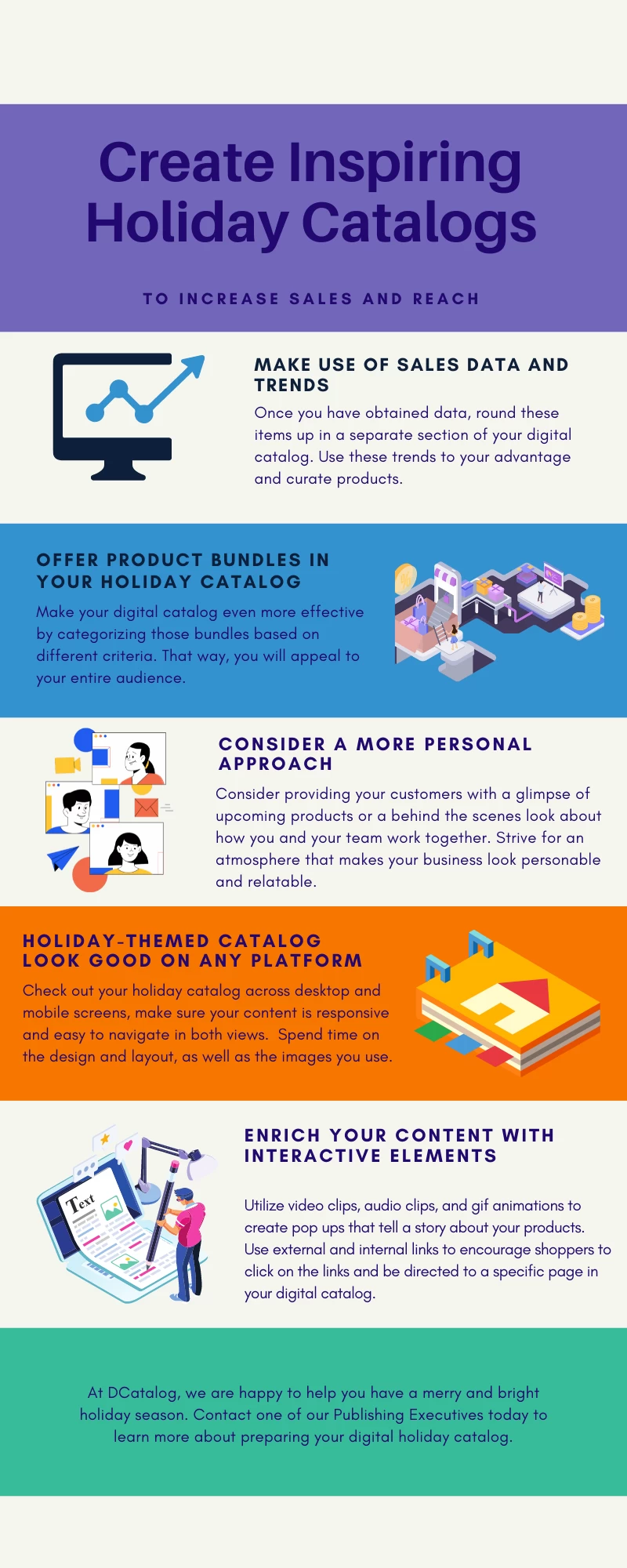 Create Inspiring Holiday Catalogs