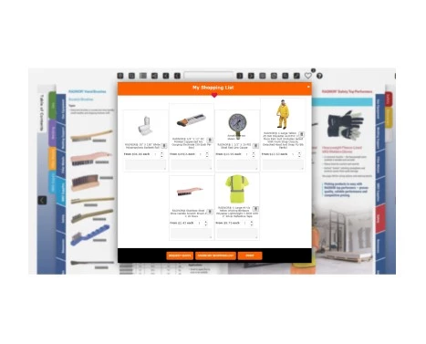 custom shopping cart design for b2b catalogs