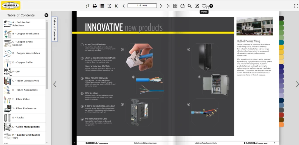 hubbell new product ecatalog