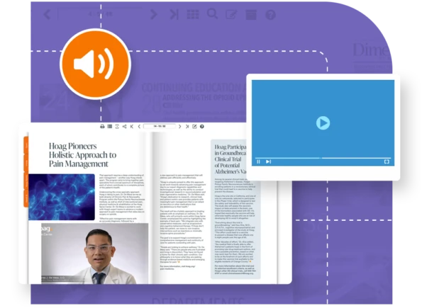 adding multimedia to digital brochure