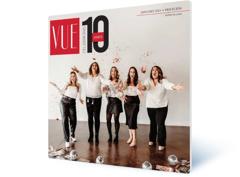 cover of vue digital magazine created using DCatalog