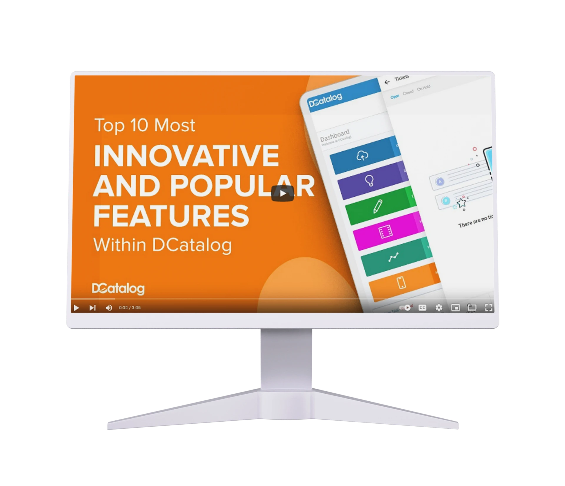 cover image for dcatalog transforms static pdfs into interative digital flipbooks youtube video